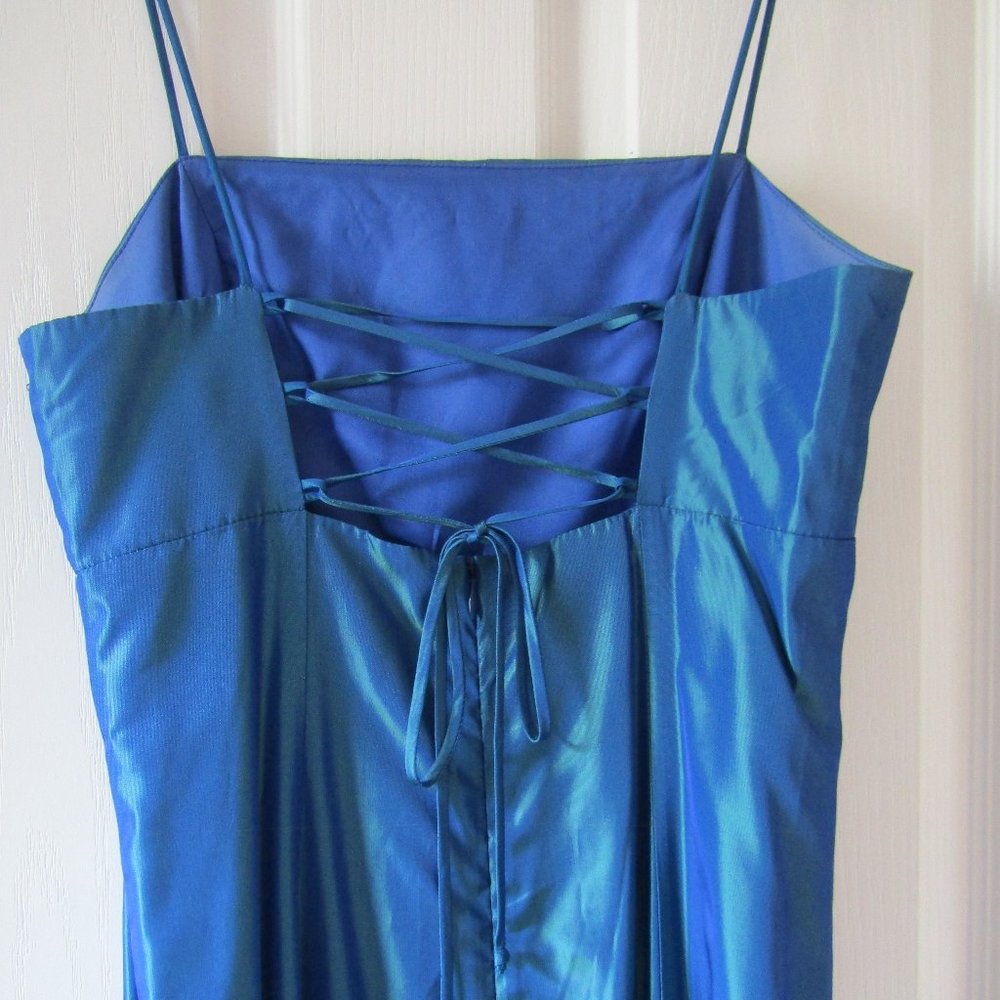 Peacock Blue Prom/Bridesmaid Dress